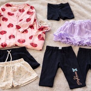 Toddler Girl 7pcBundle 3T 4T  | Pajamas, Skirts, Shorts & Leggings Lot